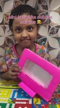 Mini laptop #activityforchildren