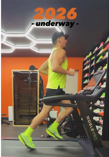 New Year Running Routine on Treadmill