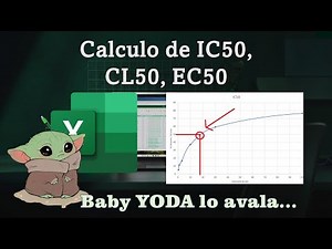 Calculo de IC50, CL50, EC50 en Excel de Office 365