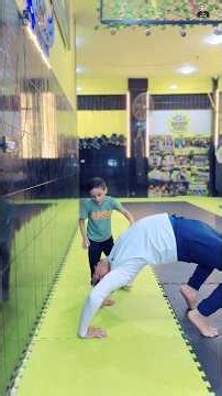 Easy steps to teach kids the bridge exercise 💪 #Sports #FayoumGovernorate #Education #Gymnastics ...