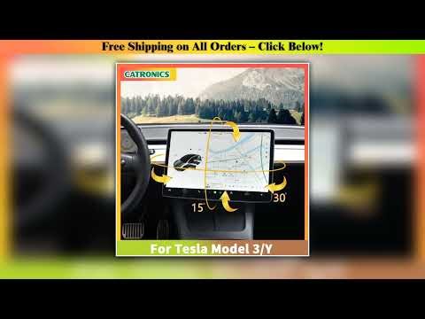 CATRONICS for Tesla Model 3 ModelY Car GPS Navigation Adjustment Holder Central Control Screen