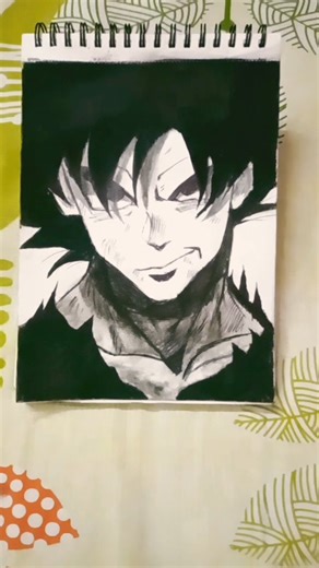 Goku pencil sketch