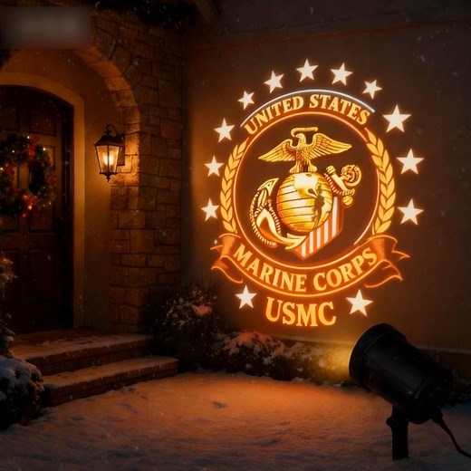 22 reactions | Quiet Pride  For the one who hung up the uniform—never the values. A calm light that says service and pride, every day. ️ Choose 礪 USMC / ⚓️ Navy / ⭐ Army • gold ✨ / white 懶 / blue . Slide only or full Projector Set—plug in, aim, glow.  | Beautwonde | Facebook