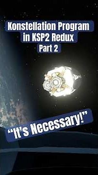 Docking is necessary! Konstellation in #KSP2 Redux #kerbalspaceprogram2 #kerbalspaceprogram