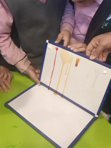 Grade 2 students enjoyed a hands-on science activity today! 🌟 They conducted a fun experiment to observe the viscosity of different liquids and learned to identify the three states of matter. Through exploration and observation, students strengthened their understanding of important scientific concepts while learning through play. 🧪📘 | LMA 72-L