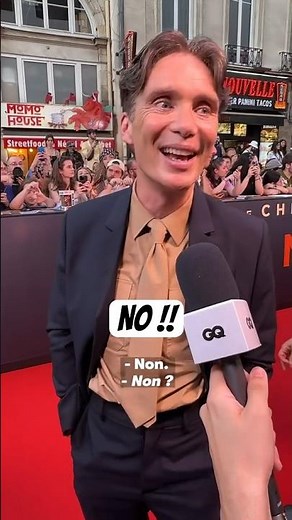 #cillianmurphy refuses to speak French 😂 #oppenheimer