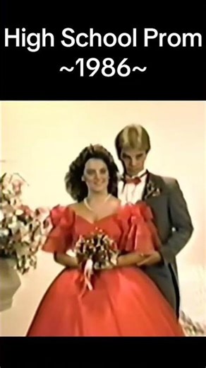 High School prom 1986 Good times