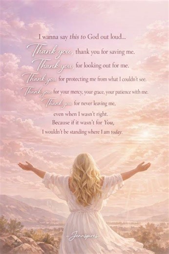 Thank You God for Saving Me | A Prayer of Gratitude 🤍