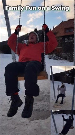 Family Fun on a Swing Love & Laughter Together✨️ #shorts #familyfun