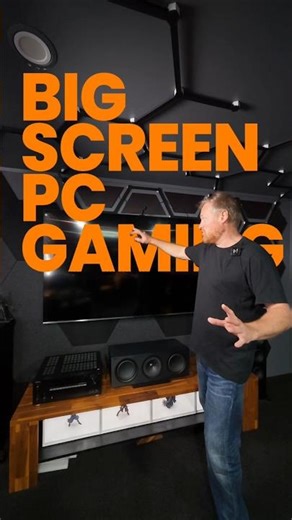 Big screen gaming PC build with Deepcool #gamingsetup #gaming #gamingroom