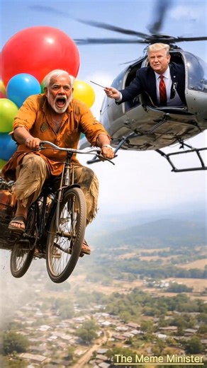 Modi Ki Balloon Sale Ka Epic Fail! Trump Ne Pop Kar Diya 😱🤣 #shorts #funnyshorts #viral #ballonpop