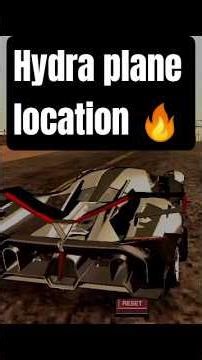 hydra plane location in GTA San Andreas 🔥#gtasanandreas #shorts