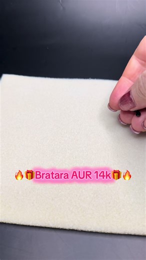 Brățara din Aur 14k cu Inimi Duble și Cristale Negre