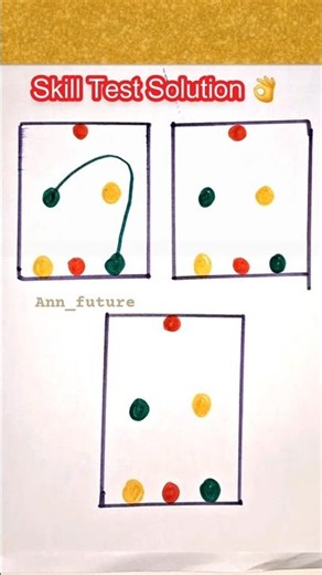 Skill Test Solution 🤑 #Solution #skilltest #game #dots #connect #fun #shorts