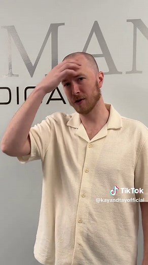 Tay was so excited through the whole video! 🥹❤️ backstory ::: We are doing something for Tay that he has always wanted. He is getting a hair transplant! For those who may not know what that is, he is moving hairs from the sides of his head, to the top of his head! The side hairs are very sturdy and should never fall out. And so it will repair his hairline that has been receding since he was young. He has always felt less confident because of his hairline, and so the fact that he is finally able