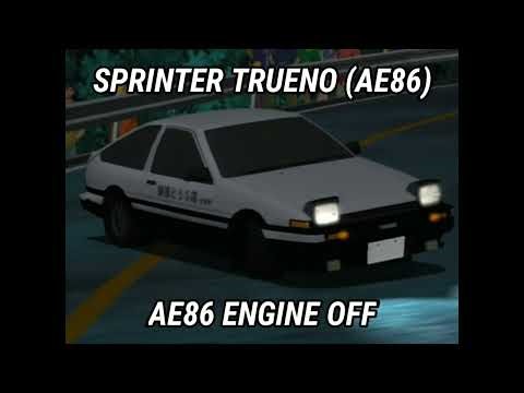 AE86 Engine off | initial d sound effects