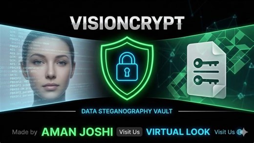 VisionCrypt: Hide Secrets in Photos in 4 Steps | Aman Joshi posted on the topic | LinkedIn