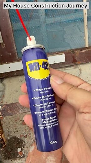 Gate Fastener Rust Removal by WD 40 | My House Construction Journey