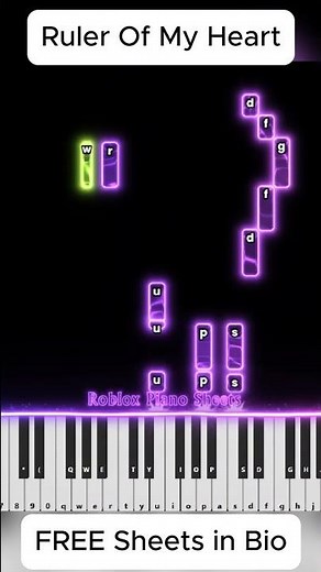 Alien Stage - Ruler Of My Heart | Roblox Piano 🔥 #piano #pianoshorts #roblox #shorts #shortvideo