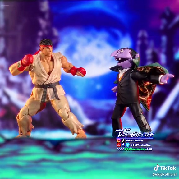 Sesame Street Fighter: The Count Battles Ryu