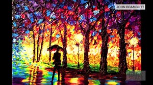 11K views · 454 reactions | This blind man creates vibrant paintings just by using his sense of touch!! | Art | Facebook