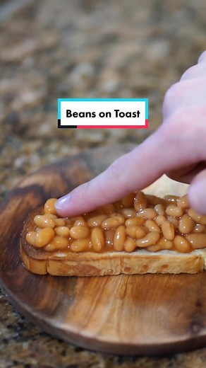 Beans on Toast. A complex, rich, and intriguing delicacy bestowed unto us by the English. #beans #toast #English
