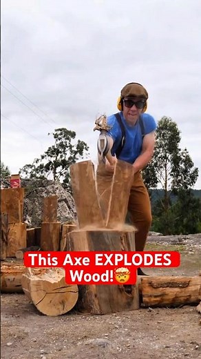 The Axe That Uses Gunpowder Instead of Strength