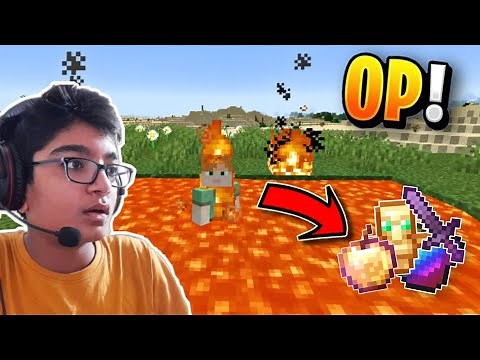 Minecraft , But Fire drops Super OP items 😱|| MINECRAFT HINDI || Yug Playz