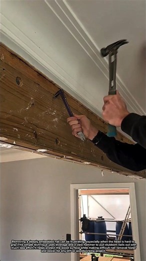 Nail Stuck Deep in the Wood? Try This Simple Trick!