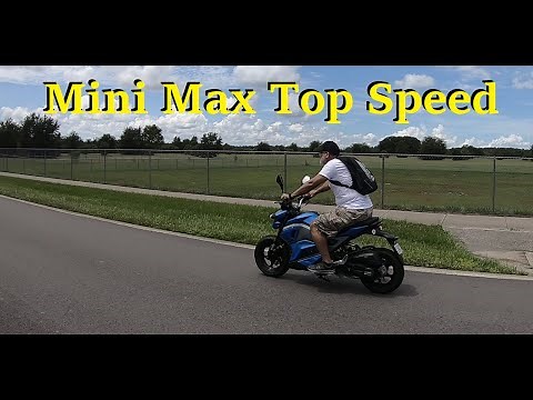 Mini Max Grom Clone Ice Bear Top Speed run 😀🏍👍