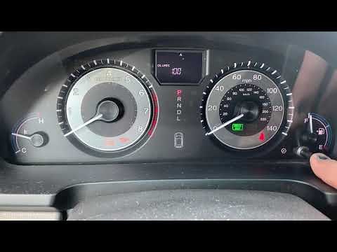 2010 2011 2012 2013 Honda Odyssey Oil Life Reset