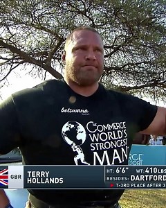 From 2005-2021, Terry Hollands competed on the World's Strongest Man stage every year but two. An absolute legend. | SBD World’s Strongest Man
