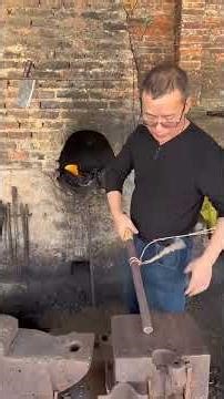 Using small marbles to make a kitchen knife again, very difficult