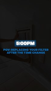 When it comes to changing your filter (and your clocks), don’t get left in the dark. As you switch from cooling to heating, it’s important to keep the vents and ducts flowing smoothly. | American Standard Heating & Air Conditioning