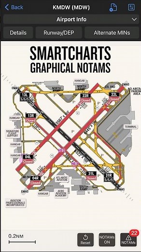 SmartCharts Graphical NOTAMs | Garmin Pilot