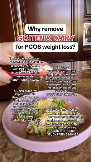 Here's why you should consider gluten & dairy free for PCOS!