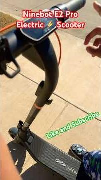 Ninebot E2 Pro Electric ⚡️ Scooter Review #ninebot #electricscooter