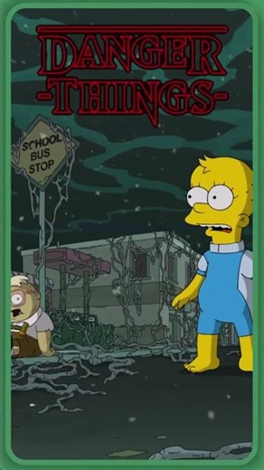 ¡Los Simpson Parodian STRANGER THINGS! 📺👹 #simpsons