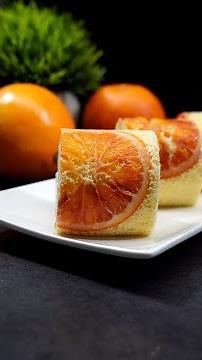 ORANGE ROLL CAKE 🍊🍰 #asmr #recipe #giallozafferanolovesitaly
