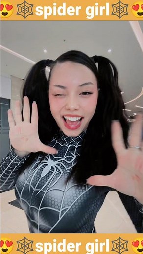 New look spider girl black costume #shorts #cosplay #spidergirl