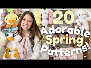 20 MUST-MAKE Spring Crochet Patterns🐰🌸