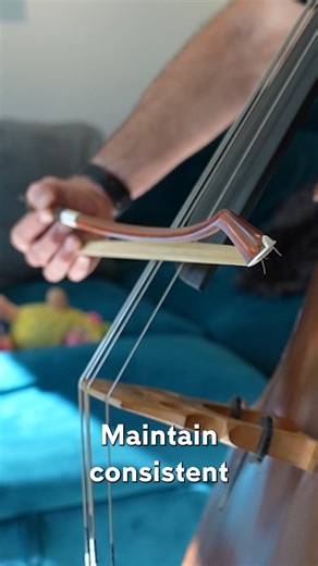 We dig into four keys on how to play with a seamless bow transition on double bass! #doublebass #bassist | Double Bass HQ