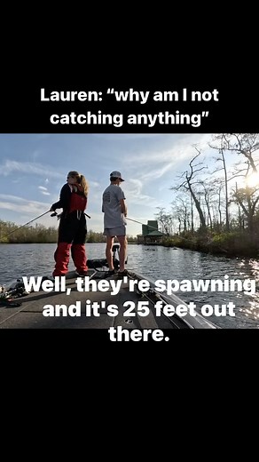 Garrett Walters | I don’t think she got the point 🤣🤣 #bassfishing #bass #triton #aftco #frog #buzzbait #biggen #lews #13fishing #lowrance #girlfriend... | Instagram