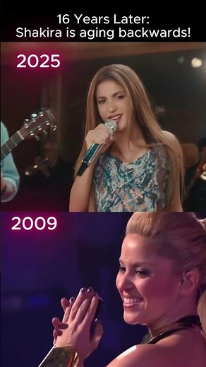 2009 x 2025 - Shakira is amazing! #thenandnow #shakira #nostalgia