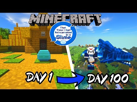 I Survived 100 Days in That Time I Got Reincarnated As A Slime Minecraft Mod