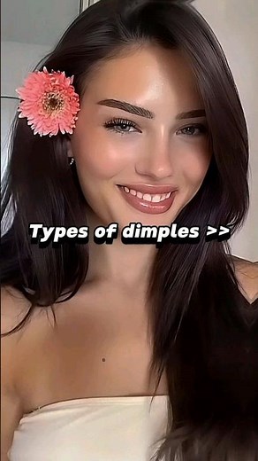 Types of dimples/chin dimple#shorts#shortsviral
