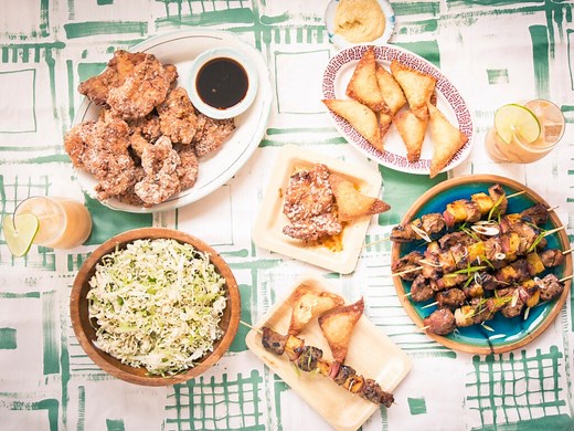 A Make-Ahead Tiki Menu for Summer Entertaining