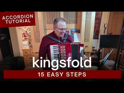 I Heard the Voice of Jesus Say - Beginner Accordion Tutorial