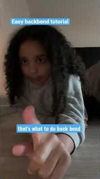 Easy backbend tutorial ❤️❤️❤️￼