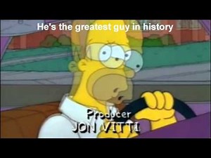 ♫ The Simpsons - Flintstones Theme Song ♫ (with Lyrics)